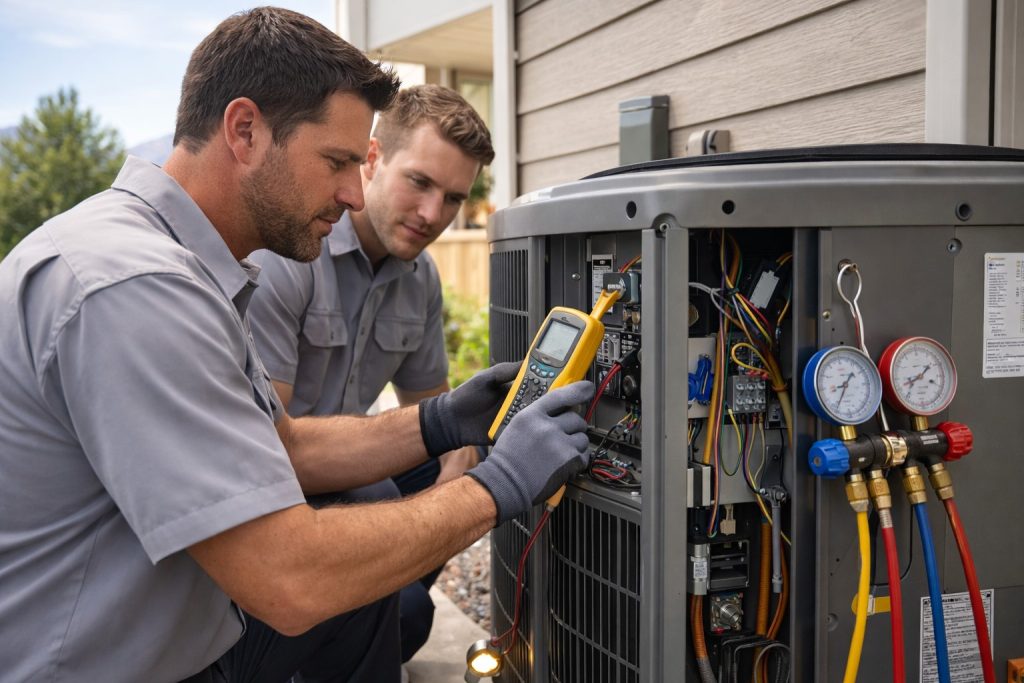Preventive AC maintenance keeping Ogden home comfortable