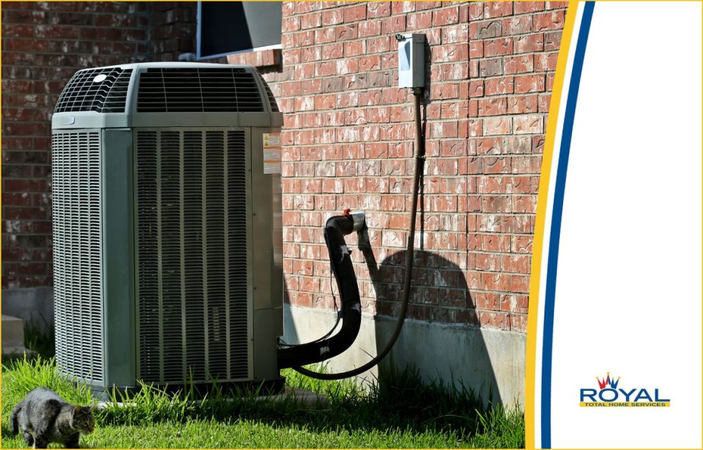 AC condenser unit.